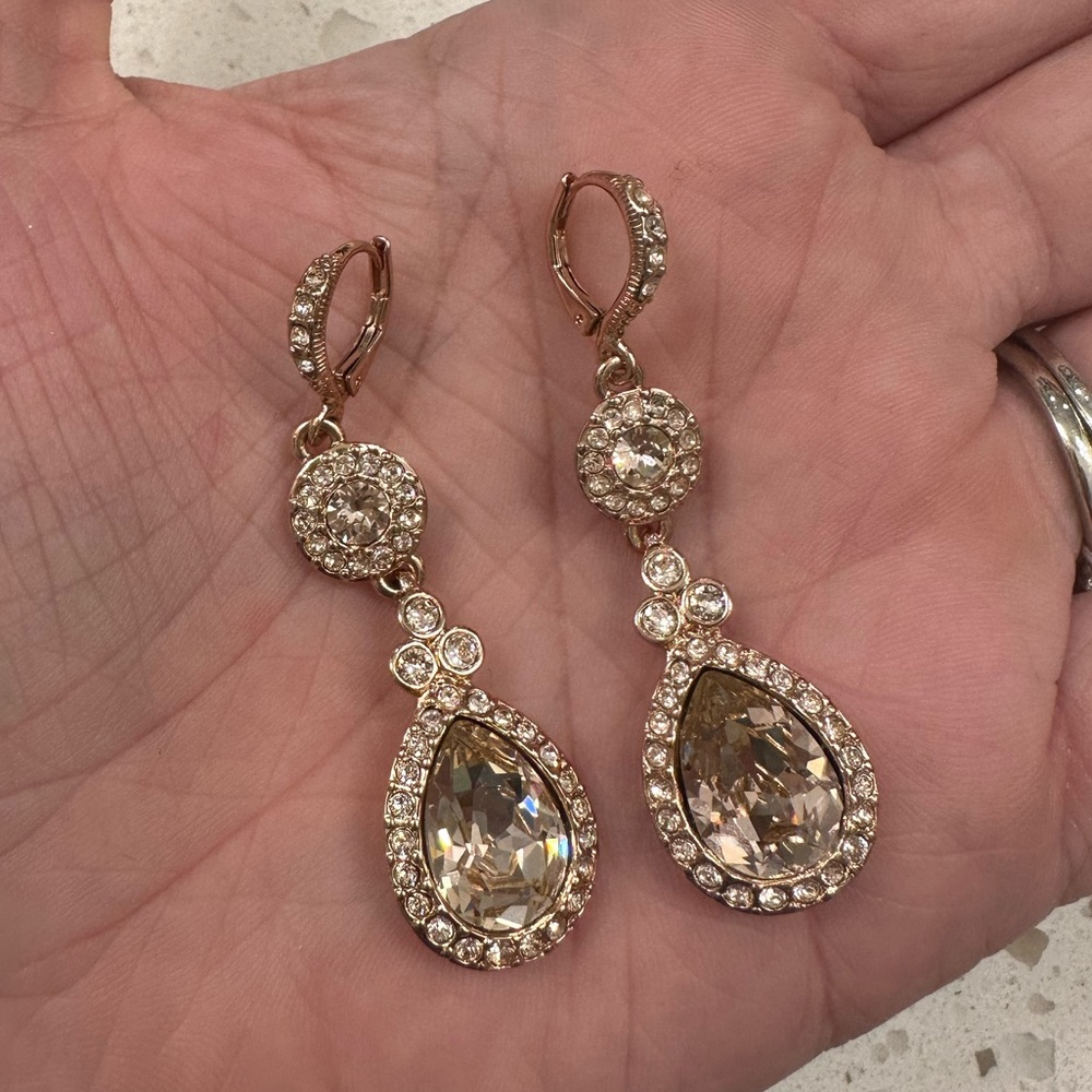 Givenchy Rose Gold Drop Earrings